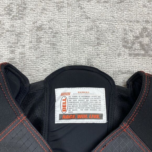 NEW BELL Race Win Live Racing Vest Black Double Straps Size Large /XL - Picture 2 of 7
